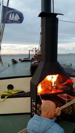 1200 Free Standing Braai on a Yacht